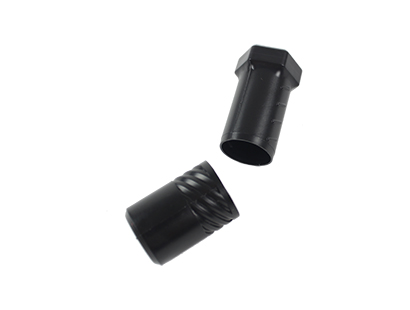 Black Single Choke Tube Container