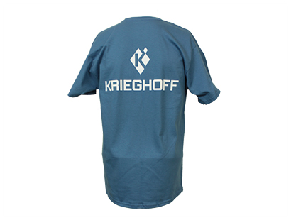 Tee, Cotton, Denim Blue