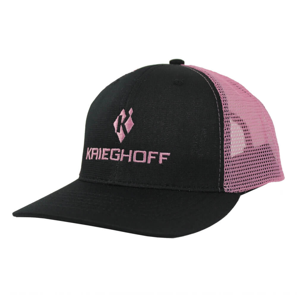 Krieghoff Trucker Hat, Black/Pink