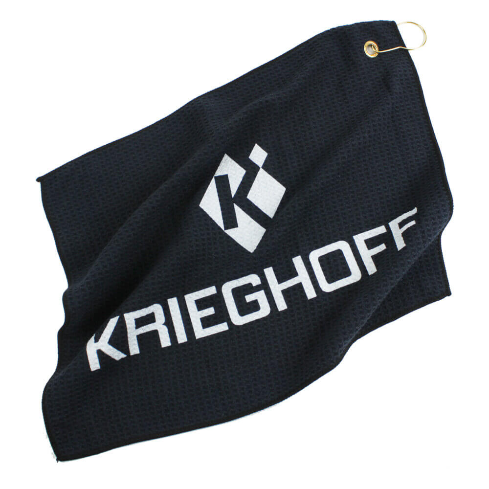 Krieghoff Waffle Knit Gun Towel, Black